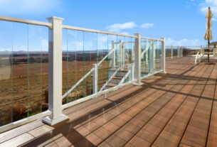 Glass Baluster Deck Railing