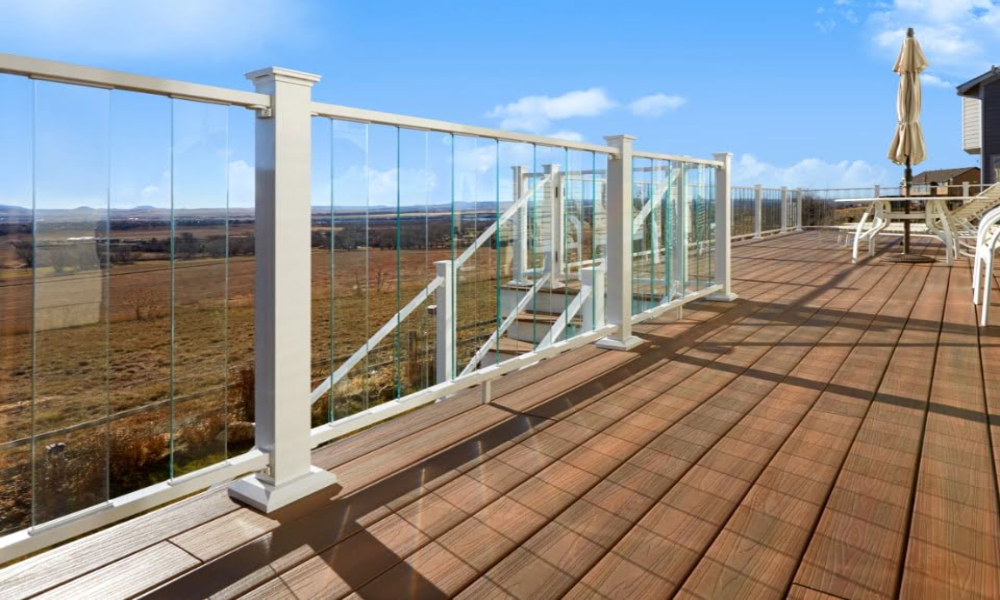 Glass Baluster Deck Railing